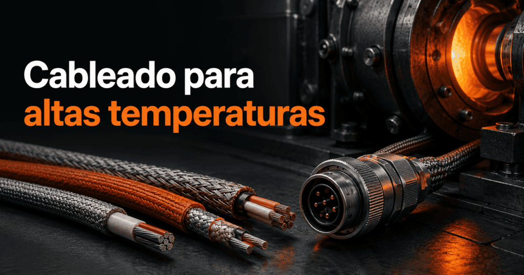 Cableado para altas temperaturas con conectores industriales - JM Cableados